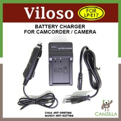 Viloso Camera Battery Charger for Canon LP-E17 for EOS-M3 750D 760D Camera